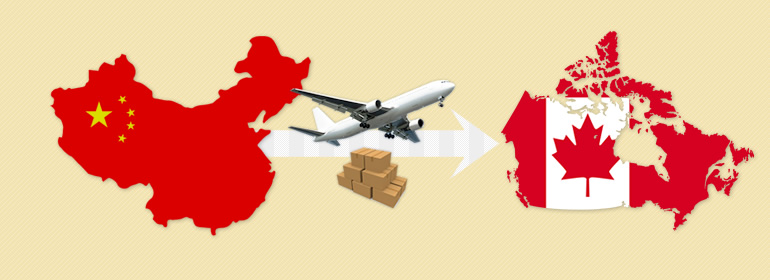 国際配送料(中国からカナダ)